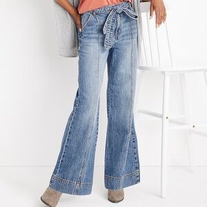 NWT Maurices Wide Leg Nonstretch High Rise Jean size 14 long​